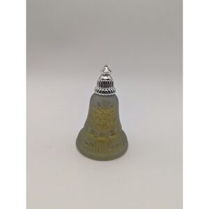 Vintage Avon Joyous Bell Topaze Cologne Frosted Glass‎ Bottle 1 fl oz Decanter